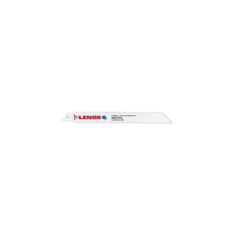 Lâminas de Serra Reciprocating Standard Bi-Metal B818R 203X19X0,9 mm 18TPI - Pack of 25 LENOX Lâminas de Serra Reciprocating Standard Bi-Metal B818R 203X19X0,9 mm 18TPI - Pack of 25 LENOX