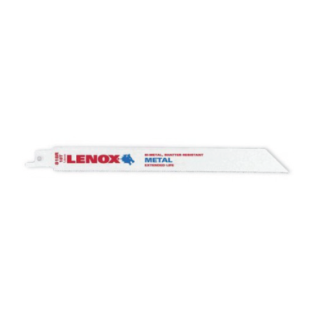 Lâminas de Serra Reciprocating Standard Bi-Metal B818R 203X19X0,9 mm 18TPI - Pack of 25 LENOX