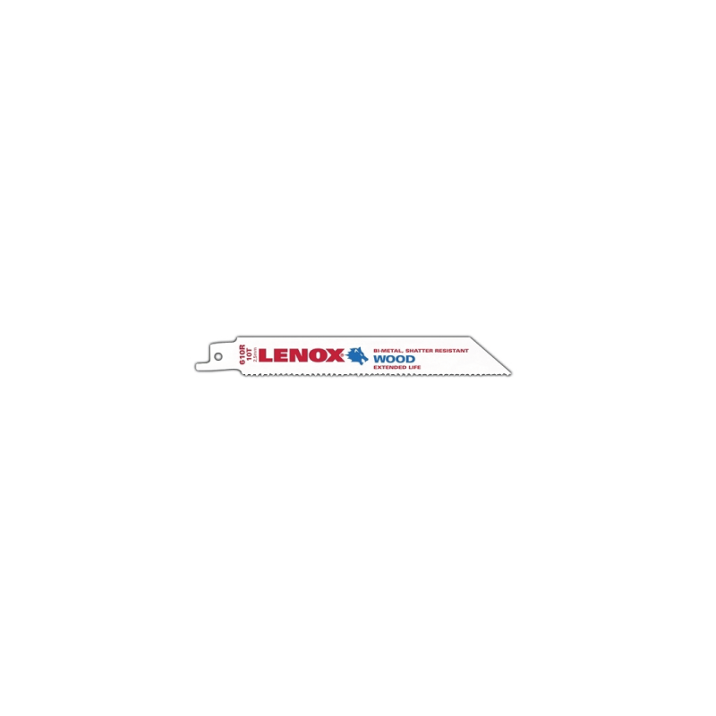 Lâminas de Serra Reciprocating Standard Bi-Metal B610R 152X19X0,9 mm 10TPI - Pack of 25 LENOX