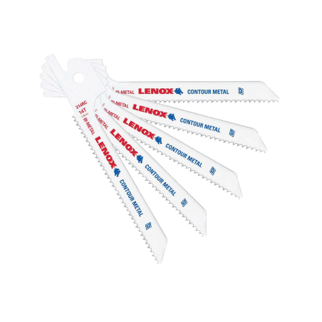 Lâminas de Serra Reciprocating Standard Bi-Metal 314RC 92X8X0,9mm 14TPI - Pack of 5 LENOX