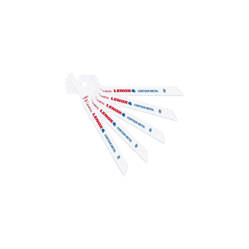 LENOX Standard Bi-Metal Reciprocating Saw Blades 318RC 92X8X0,9mm 14TPI - Pack of 5 LENOX Standard Bi-Metal Reciprocating Saw Blades 318RC 92X8X0,9mm 14TPI - Pack of 5
