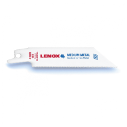 Lâminas de Serra Reciprocating Standard Bi-Metal 418R 102X19X0,9mm 18TPI - Pack of 5 LENOX