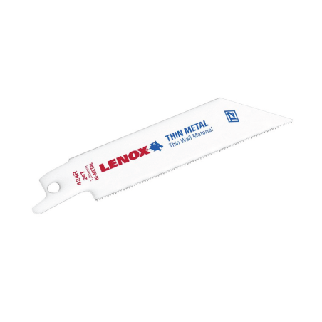 Lâminas de Serra Reciprocrating de corte de Metal 424R 102X19X0.9 mm 24TPI - Pack de 5 LENOX