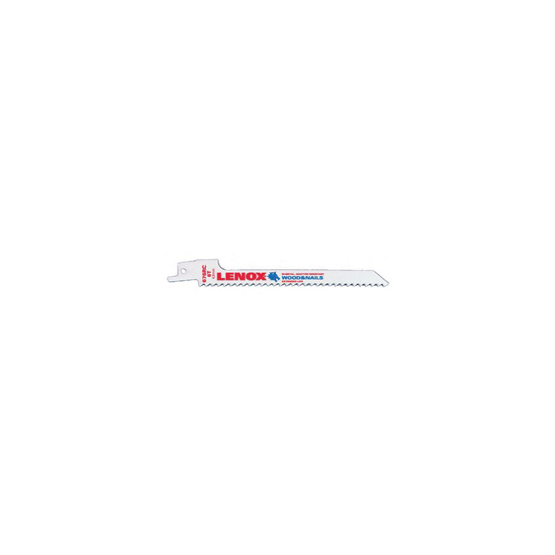 Lâminas de Serra Reciprocating Bi-Metal 676RC 225X47X15 mm 6TPI para Madeira - Pack of 5 LENOX Lâminas de Serra Reciprocating Bi-Metal 676RC 225X47X15 mm 6TPI para Madeira - Pack of 5 LENOX