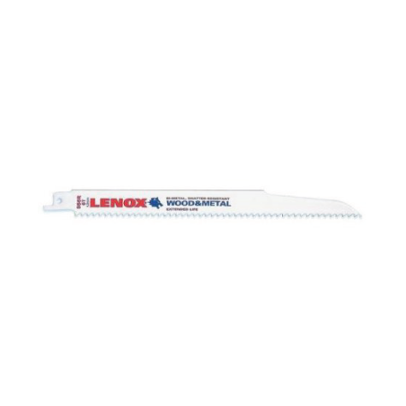 Lâmina de Serra Bi-Metal Reciprocrating de Madeira B956R 229X19X1.3 6TPI - Pack de 25 LENOX
