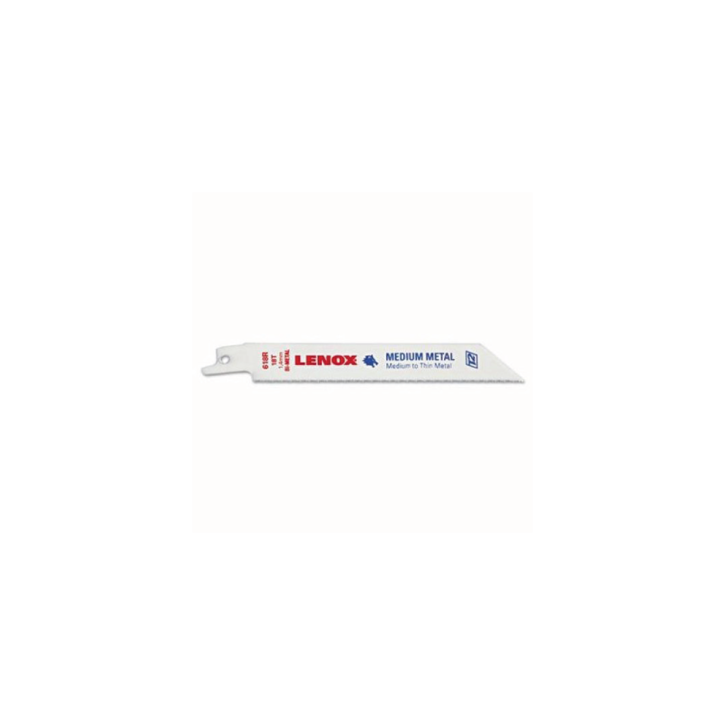 Lâminas de Serra Reciprocrating de corte de Metal 618R 152X19X09 18TPI - Pack de 5 LENOX
