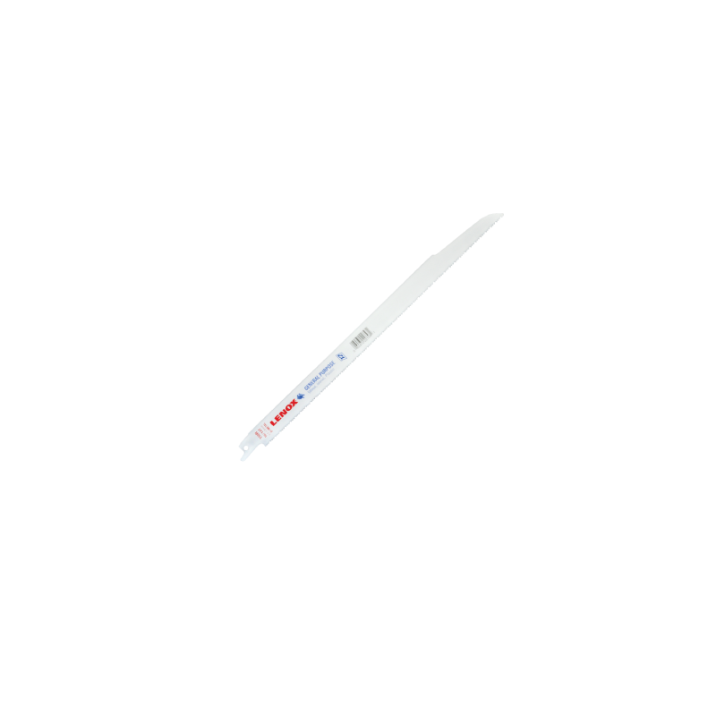Lâminas de Serra para Uso Geral Bi-Metal Reciprocating 110R 305X19X1.3 mm 10/14TPI - Pack de 5 LENOX Lâminas de Serra para Uso Geral Bi-Metal Reciprocating 110R 305X19X1.3 mm 10/14TPI - Pack de 5 LENOX