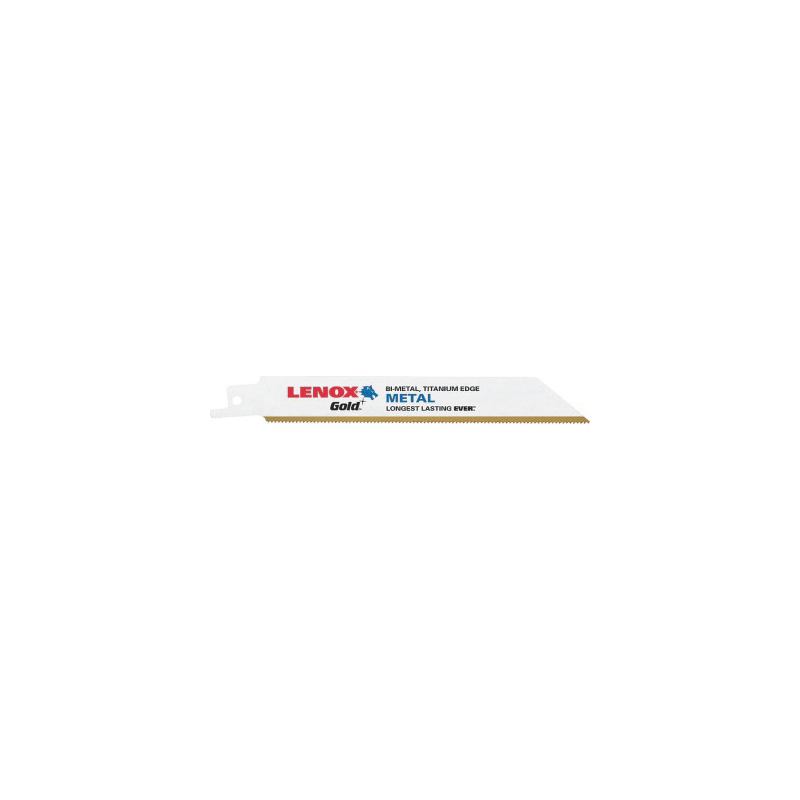 LENOX Gold Metal Reciprocating Saw Blades 152X19X0.9 18TPI - Pack of 5