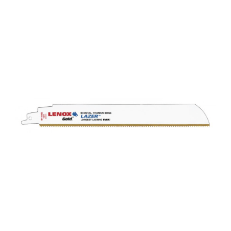 Lâminas de Serra Gold Power Arc Corte de Metal 229X25X1.07 10TPI - Pack de 5 LENOX