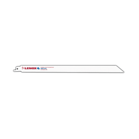 Lâminas de Serra Reciprocating Bimetálicas para Corte de Metal Médio 305X19X1,3 mm 18TPI - Pack of 5 LENOX
