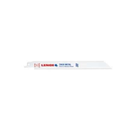 Lâminas de Serra Reciprocating Bimetálicas para Corte de Metal Grosso 203X19X0,9 mm 14TPI - Pack of 5 LENOX