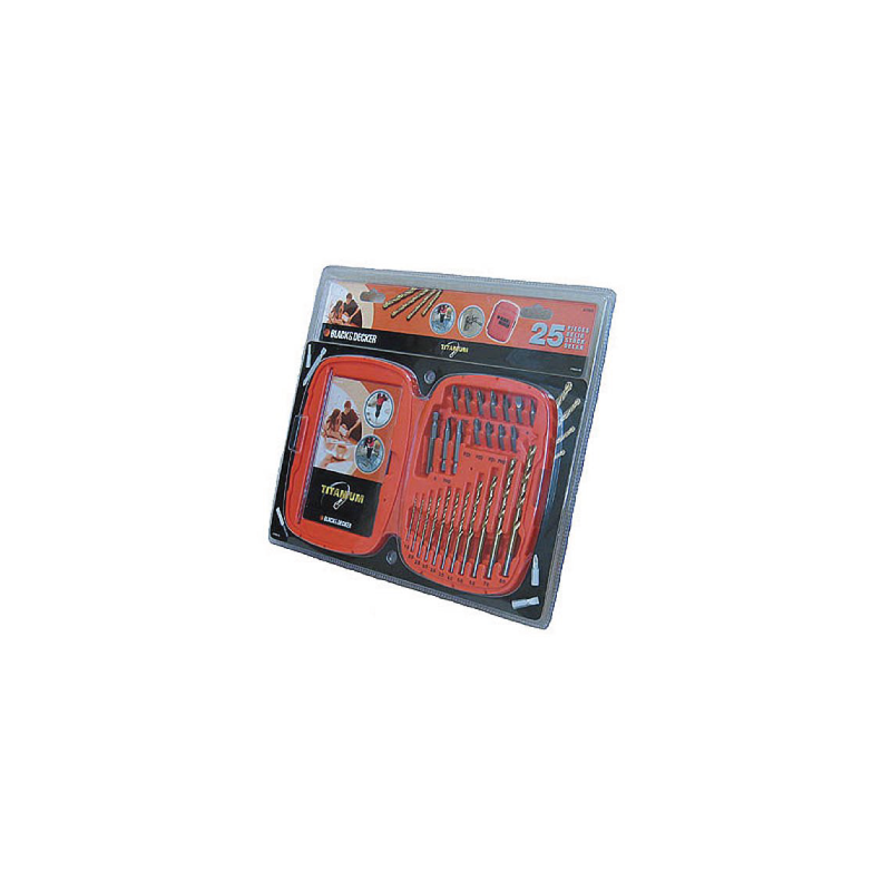 KIT 25 PECAS P/BROCA TITANIO