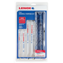 LENOX General Purpose Reciprocating Saw Blade Kit - 9 Pieces