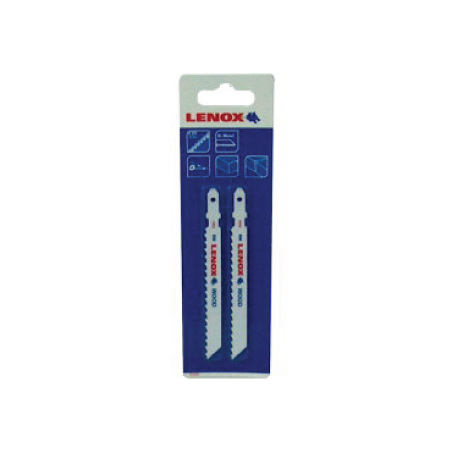 LENOX Bi-Metal Wood Cutting Jig Saw Blade 406S 100X10X1,3 mm 6TPI - 2 Units