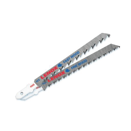LENOX Bi-Metal Wood Cutting Jig Saw Blade 456S 100X8X1,3 mm 6TPI - Pack of 2
