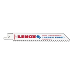Lâminas de Serra Reciprocating com Ponta de Carbide 152X19X1.3 mm 6TPI Corte reto - Pack de 1 LENOX