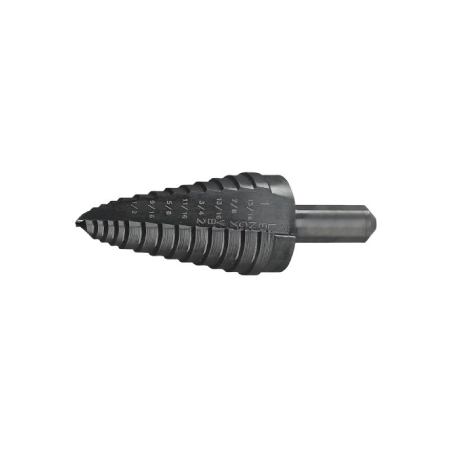LENOX Vari-Bit Step Drill Bits 9.5 mm (Shank Size) - Hole Size (6.4, 7.9, 9.5, 11.1, 12.7,  14.3, 15.9, 17.5, 19.1)