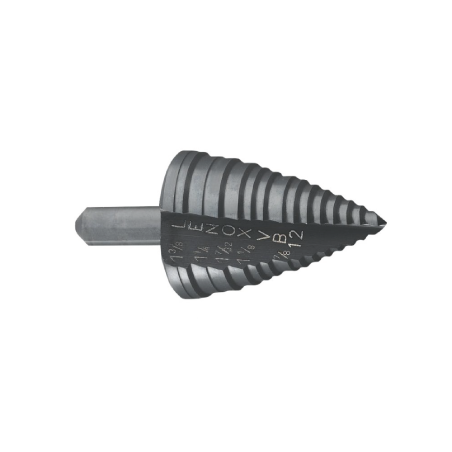 Broca Cônica Vari-Bit, Métrica (Tamanho do Furo - 5, 7.5, 10, 12.5, 15.2, 18.6, 20.4, 22.5, 25.5, 28.3 mm) LENOX