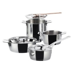 Set Of 7 Pieces - Pot And Pans