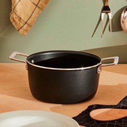 Tacho com Duas Pegas Ø20cm Preto - Pots&Pans