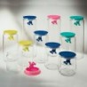Kitchen Box with Hermetic Lid Blue 700ml - Gianni a little man holding on tight