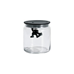 Frasco com Tampa Hermética Preto 700ml - Gianni a little man holding on tight