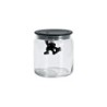 Frasco com Tampa Hermética Preto 700ml - Gianni a little man holding on tight