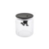 Frasco com Tampa Hermética Preto 700ml - Gianni a little man holding on tight