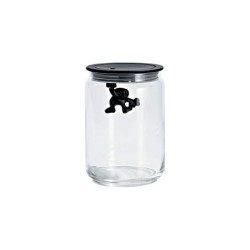 Kitchen Box with Hermetic Black 900ml - Gianni a little man holding on tight