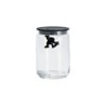 Frasco com Tampa Hermética Preto 900ml - Gianni a little man holding on tight