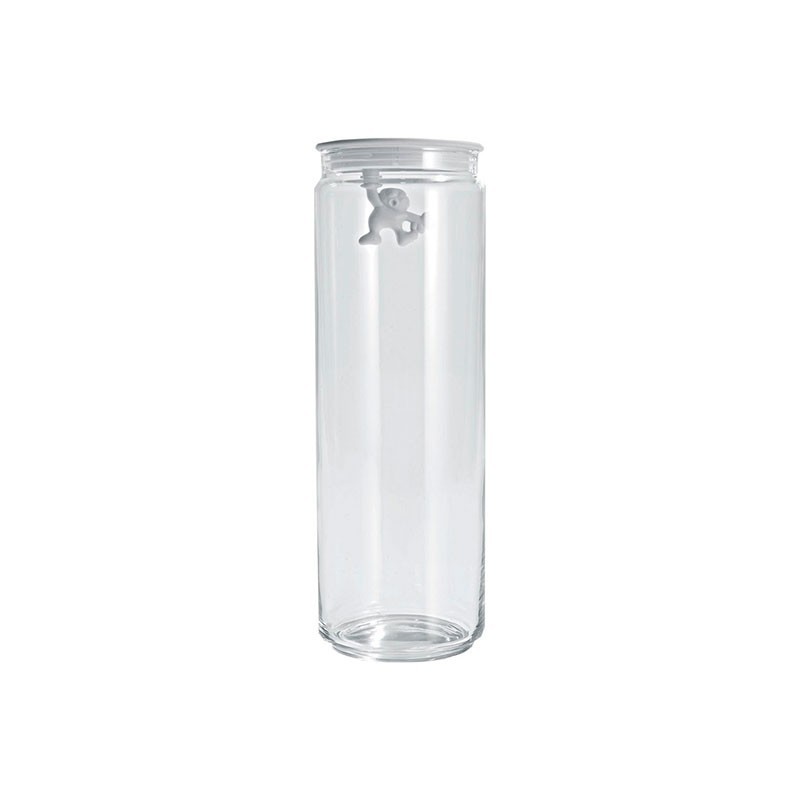Kitchen Box with Hermetic Lid White 2lt - Gianni a little man holding on tight Kitchen Box with Hermetic Lid White 2lt - Gianni a little man holding on tight