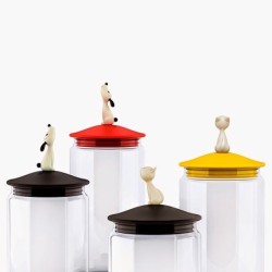 Recipiente para Comida de Cão Preto - LulàJar