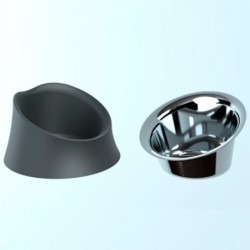 Dog Bowl Ø21cm Black - Wowl