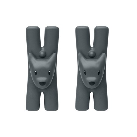 Set of 2 Magnetic Clips Black - Giampo
