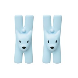 Juego de 2 Clipes Magnéticos Azul Claro - Giampo