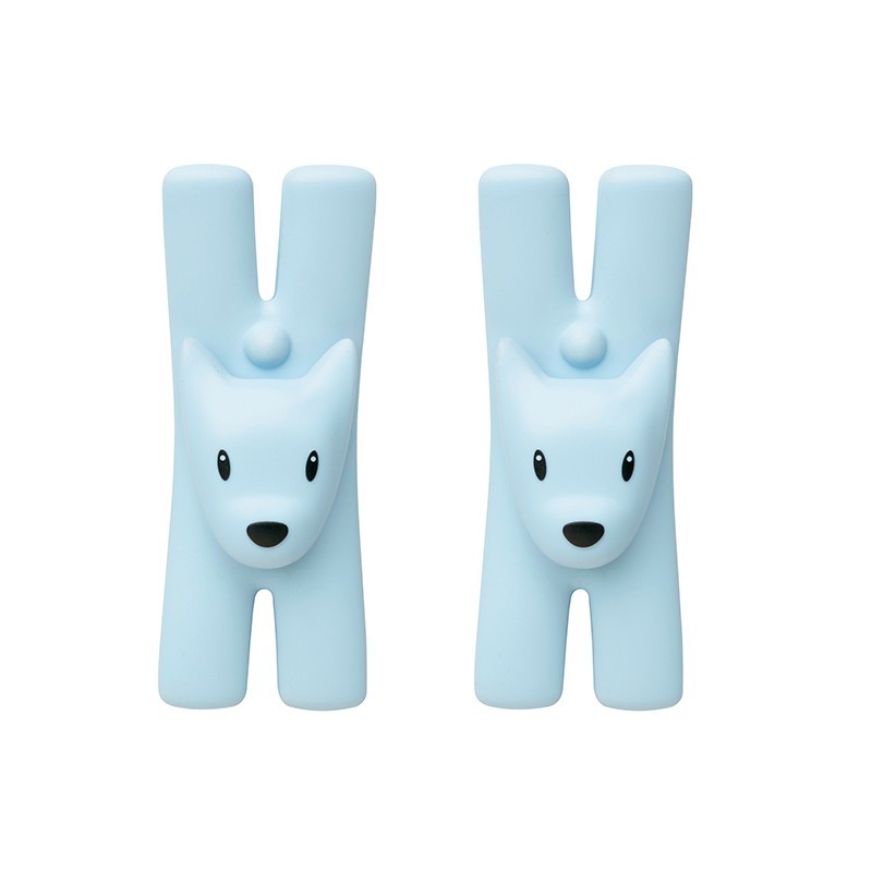 Set of 2 Magnetic Clips Light Blue - Giampo Set of 2 Magnetic Clips Light Blue - Giampo