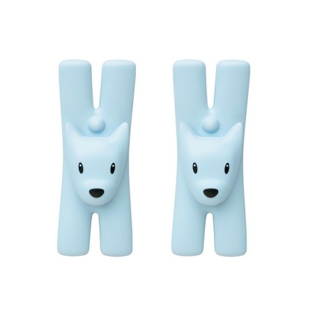 Juego de 2 Clipes Magnéticos Azul Claro - Giampo