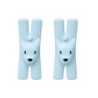Set of 2 Magnetic Clips Light Blue - Giampo