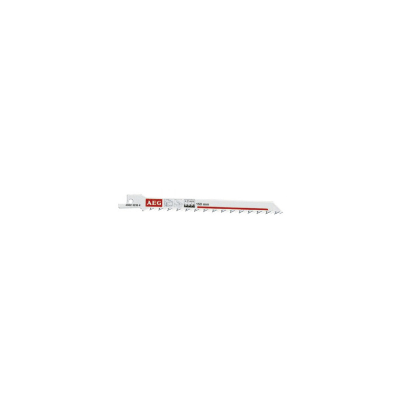 AEG Jigsaw Blade for Wood / Plastics / Metal S744D 150 mm AEG Jigsaw Blade for Wood / Plastics / Metal S744D 150 mm