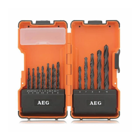 AEG 19 Single Power Set HSS-R (DIN 338) Drill Bits