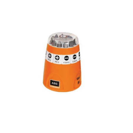 AEG 10 Single Maxi-Bit Set Screwdriving Bits