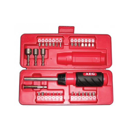 Kit de puntas + llave (33 piezas) AEG