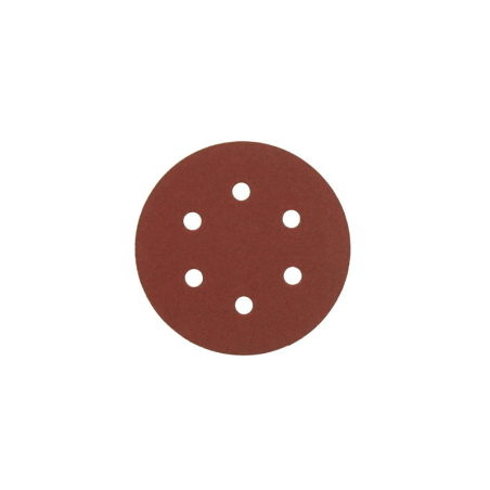 AEG Abrasive Discs - Hook and Loop with 6 Holes Grit 80