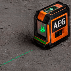 AEG Green 2-Line Cross Laser Level