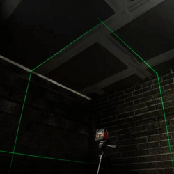 AEG 3-Line Laser Level with Plummet