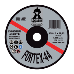 FORTEX Steel Grinding Disc 230 x 7 x 22 mm