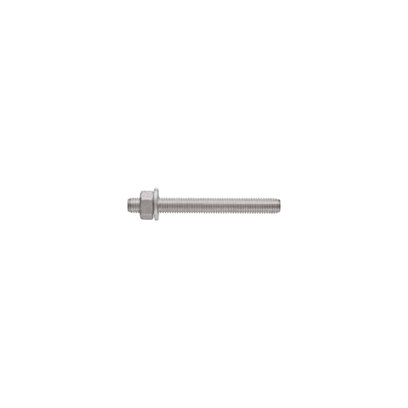 Varão Roscado Ângulo Reto com Porca e Arruela 290mm M24 DeWALT Varão Roscado Ângulo Reto com Porca e Arruela 290mm M24 DeWALT