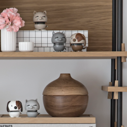 Cat Light Grey - Animals