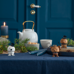 Snowman Small White and Blue