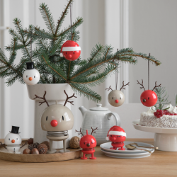Reindeer Bumble Medium Red